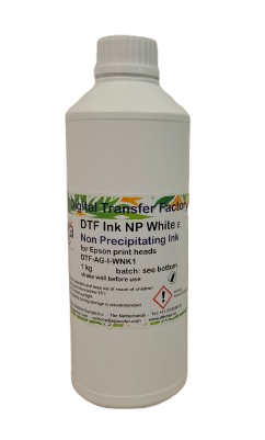 [DTF-AGA-I-WNK0.5] AGA Non Precipitating Ink (White) (Fles 0.5 kg)