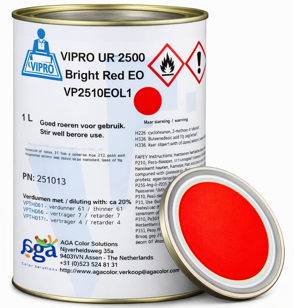 [VP2501EOL1] Vipro UR2500 (01EO White Extra Opaque, 1 ltr)