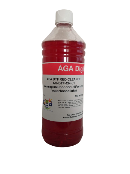 [DTF-AGA-CR-L0.25] AGA DTF Red Cleaner (1 ltr) (Fles 0.25 ltr)