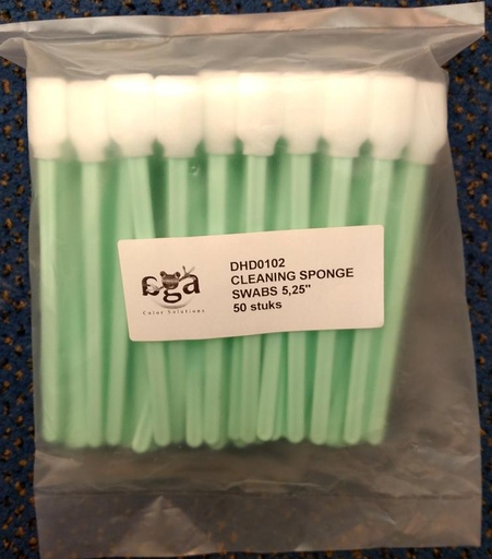 [DHD0102] Cleaning Sponge Wide Swabs 5,25" (50 st)